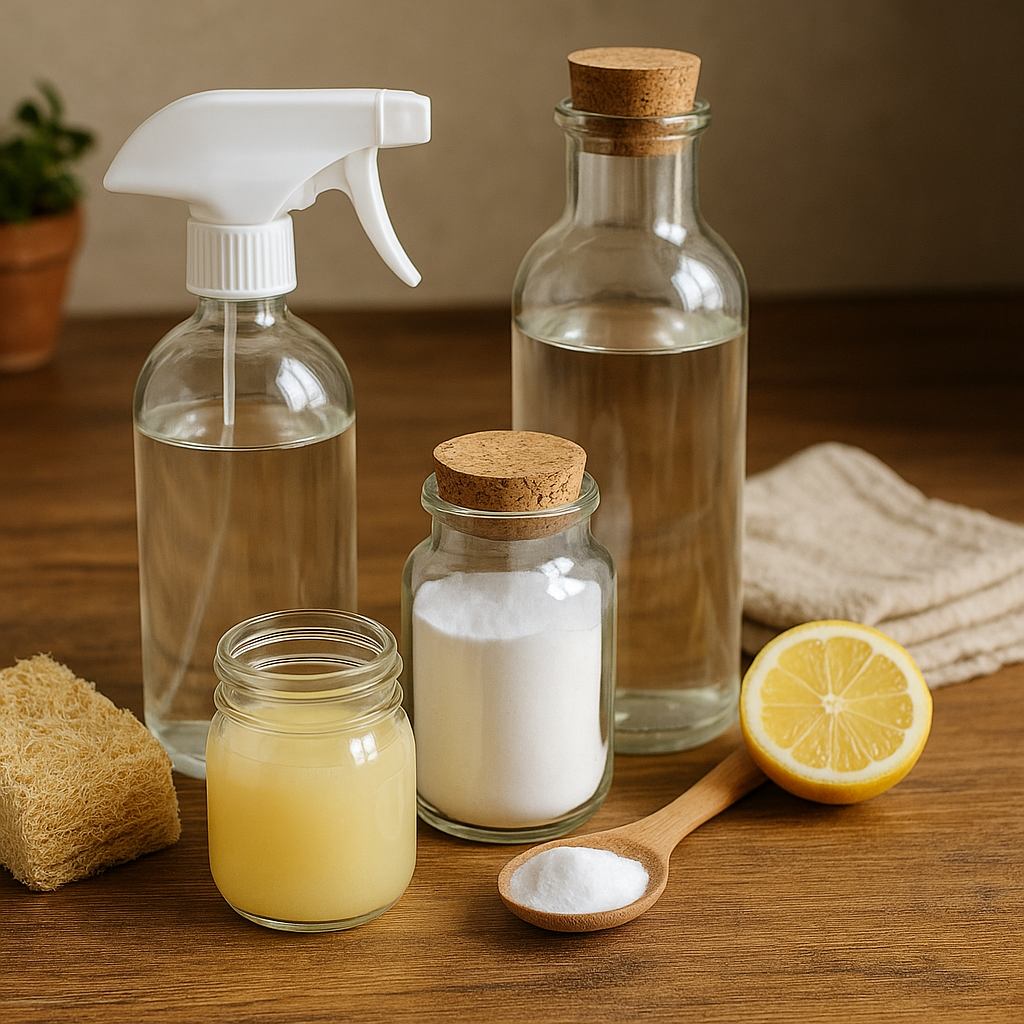 Wie Sie nachhaltige Reinigungsmittel selber herstellen
