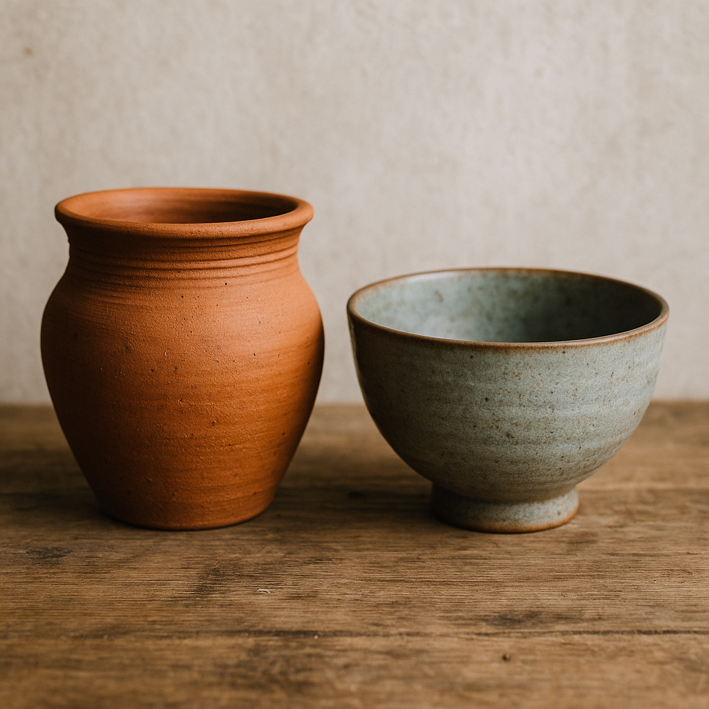 Terrakotta und Steingut: Die besten Töpfermaterialien